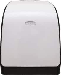 Kimberly-Clark Professional - Hands Free, Plastic Paper Towel Dispenser - 1 Roll with Stub 7-1/2", White - Apex Tool & Supply