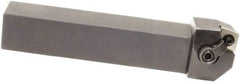 Sumitomo - MCRN, Right Hand Cut, 15° Lead Angle, 3/4" Shank Height x 3/4" Shank Width, Positive Rake Indexable Turning Toolholder - 4-1/2" OAL, CNMG 432 Insert Compatibility, Series Multi-Option - Apex Tool & Supply