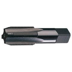 ‎1/8-27 NPS 4 Flute HSS Medium Hook Straight Pipe Tap- Bright - Exact Industrial Supply
