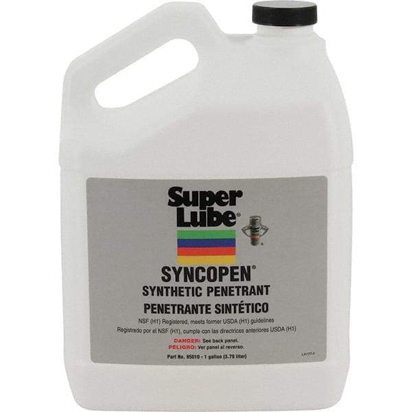 Synco Chemical - 1 Gal Bottle Synthetic Penetrant - Translucent Brown, -10°F to 180°F, Food Grade - Apex Tool & Supply