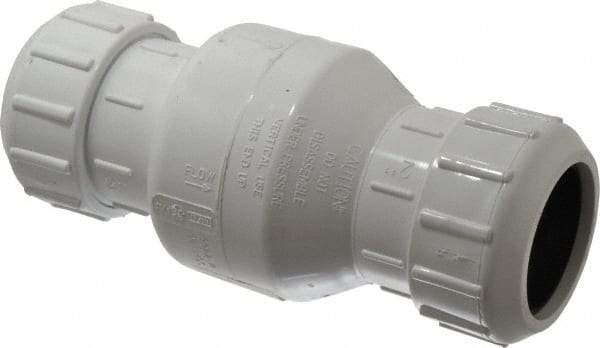 Little Giant Pumps - 2" PVC Check Valve - Inline, Compression - Apex Tool & Supply