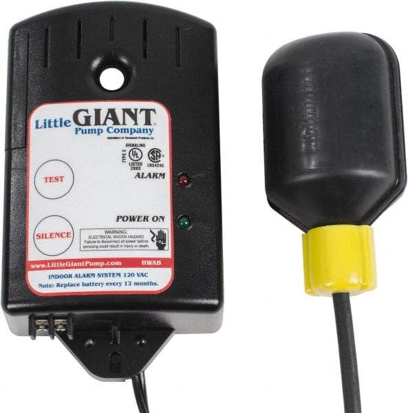 Little Giant Pumps - High-Water Alarms Voltage: 115V Material: Corrrosion-resistant plastic - Apex Tool & Supply