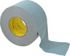 3M - 4" x 55m Blue Duct Tape - 12.1 mil, Rubber Adhesive, Polyethylene Film Backing, 36 Lb/ln Tensile Strength, 200°F Max, Series 8979 - Apex Tool & Supply