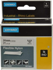 Rhino - 450,732" Long, White Flexible Nylon Self Laminating Label - For RHINO 6000 or RHINO 6500 - Apex Tool & Supply
