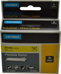 Rhino - 450,732" Long, Yellow Flexible Nylon Self Laminating Label - For RHINO 6000 or RHINO 6500 - Apex Tool & Supply