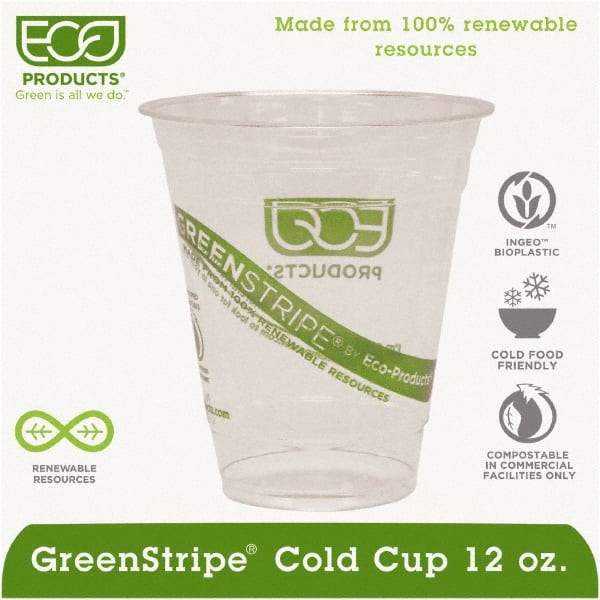 ECO PRODUCTS - Renewable & Compostable Cold Cups - 12 oz - Clear - Apex Tool & Supply