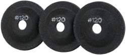 PRO-SOURCE - 120 Grit, 2" Wheel Diam, 5/32" Wheel Thickness, 3/8" Arbor Hole, Depressed Center Wheel - Aluminum Oxide - Apex Tool & Supply