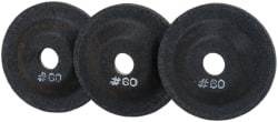 PRO-SOURCE - 60 Grit, 2" Wheel Diam, 5/32" Wheel Thickness, 3/8" Arbor Hole, Depressed Center Wheel - Aluminum Oxide - Apex Tool & Supply