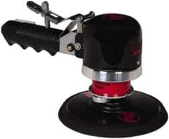 PRO-SOURCE - 12,000 OPM, 3 CFM Air Consumption, 90 psi Air Pressure, Palm Air Orbital Sander - Round Pad, 1/4 NPT Inlet - Apex Tool & Supply
