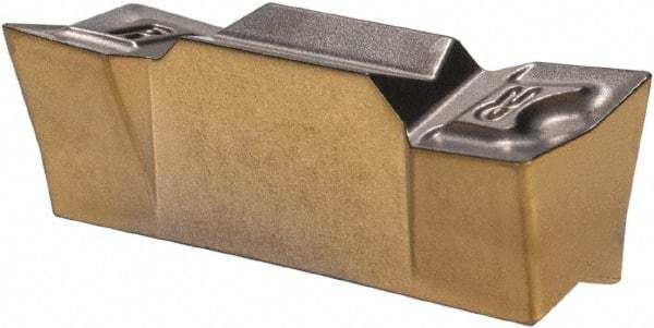 Iscar - 6004HFPR Grade IC830, 6mm Cutting Width Carbide Grooving Insert - 3mm Max Depth of Cut, Right Hand, 0.4mm Corner Radius, AlTiN/TiN Finish - Apex Tool & Supply