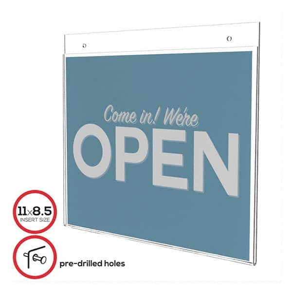 Deflect-o - Display & Organizer Accessories Type: Sign Holder For Use With: Signs - Apex Tool & Supply