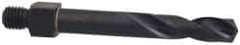 Hertel - 0.261" 135° Spiral Flute Cobalt Screw Machine Drill Bit - Oxide Finish, 5/16" Flute Length, 5/16" OAL, Standard Point - Apex Tool & Supply