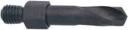 Hertel - 0.257" 135° Spiral Flute High Speed Steel Screw Machine Drill Bit - Oxide Finish, 9/16" Flute Length, 1-1/4" OAL, Standard Point - Apex Tool & Supply