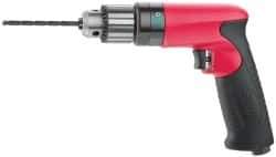 Sioux Tools - 1/4" Keyed Chuck - Pistol Grip Handle, 4,000 RPM, 11.8 LPS, 25 CFM, 0.6 hp - Apex Tool & Supply