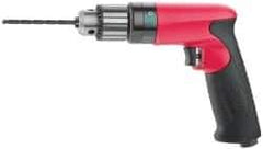Sioux Tools - 1/4" Keyed Chuck - Pistol Grip Handle, 4,000 RPM, 11.8 LPS, 25 CFM, 0.6 hp - Apex Tool & Supply