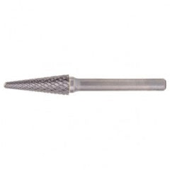 SL-6 Double Cut Solid Carbide Bur-Included Angle Shape - Apex Tool & Supply