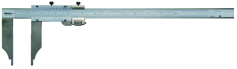 12" LONG JAW VERNIER CALIPER W/FINE - Apex Tool & Supply