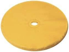 Osborn - 8" Diam x 1/4" Thick Unmounted Buffing Wheel - 30 Ply, Loose Sewn, 1" Arbor Hole, Soft Density, Soft Grade - Apex Tool & Supply