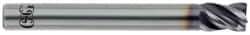 OSG - 1/2", 4 Flute, Single End, Solid Carbide, Corner Chamfer End Mill - 5" OAL, 35° Helix, Right Hand Flute, 5/8" LOC, Right Hand Cut - Apex Tool & Supply