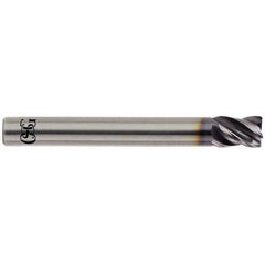 OSG - 1" Diam 4 Flute Solid Carbide 0.02" Chamfer Width Corner Chamfer End Mill - Apex Tool & Supply