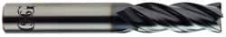 OSG - 1" Diam 4 Flute Solid Carbide 0.02" Chamfer Width Corner Chamfer End Mill - Apex Tool & Supply