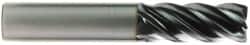 OSG - 1" Diam 5 Flute Solid Carbide 0.03" Corner Radius End Mill - Apex Tool & Supply