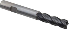 OSG - 1/2", 4 Flute, Single End, Solid Carbide, 0.02" Corner Radius End Mill - 4" OAL, Right Hand Flute, 1-1/2" LOC, Right Hand Cut - Apex Tool & Supply
