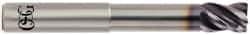 OSG - 1/2", 4 Flute, Single End, Solid Carbide, 0.03" Corner Radius End Mill - 4" OAL, 35° Helix, Right Hand Flute, 5/8" LOC, Right Hand Cut, 2-1/4" Extended Reach - Apex Tool & Supply