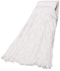 Ability One - 5" Medium Mop Head, - Clamp Jaw Connection - Apex Tool & Supply