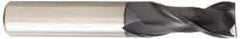 OSG - 9/16", 1-1/8" LOC, 9/16" Shank Diam, 3-1/2" OAL, 2 Flute, Solid Carbide Square End Mill - Single End, TiAlN Finish, Spiral Flute, 35° Helix, Centercutting, Right Hand Cut, Right Hand Flute, Series HP421 - Apex Tool & Supply