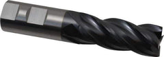 OSG - 1", 2-1/2" LOC, 1" Shank Diam, 5" OAL, 4 Flute, Solid Carbide Square End Mill - Single End, TiAlN Finish, Spiral Flute, 35° Helix, Centercutting, Right Hand Cut, Right Hand Flute, Series VG441 - Apex Tool & Supply