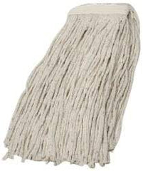 Ability One - 1-1/4" Medium Synthetic Cut End Mop Head - 4 Ply, Screw On Connection - Apex Tool & Supply