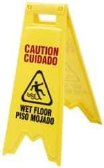 Ability One - Floor Sign - 11X28" YLW WET FLOOR SIGN - Apex Tool & Supply