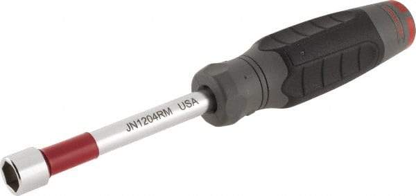 Proto - 12mm Hollow Shaft Nutdriver - Ergonomic Handle, 9-1/4" OAL - Apex Tool & Supply