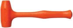 Proto - 15 oz Head 1-1/2" Face Diam Urethane Dead Blow Hammer - 9-1/2" OAL, Urethane Handle - Apex Tool & Supply