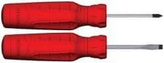 Proto - 2 Piece Slotted & Phillips Screwdriver Set - Bit Sizes: Philips #1 - Apex Tool & Supply