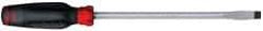 Proto - 318mm OAL Keystone Slotted Screwdriver - 203mm Blade Length, Round Shank, Ergonomic Handle - Apex Tool & Supply