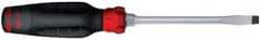 Proto - 210mm OAL Keystone Slotted Screwdriver - 102mm Blade Length, Round Shank, Ergonomic Handle - Apex Tool & Supply