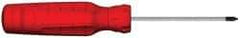 Proto - #1, 5-1/4" OAL, Standard Phillips Screwdriver - 3" Blade Length, Round Shank, Ergonomic Handle - Apex Tool & Supply