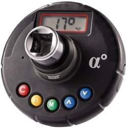 Proto - 60 to 1,195 Torque & Angle Adapter - 3/8" Drive, 3-23/64" OAL, Angle: ±2°, Torque: CW: ±3%, CCW: ±4% Accuracy - Apex Tool & Supply