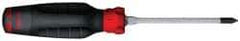 Proto - #1, 7" OAL, Standard Phillips Screwdriver - 3" Blade Length, Round Shank, Ergonomic Handle - Apex Tool & Supply