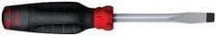 Proto - 216mm OAL Keystone Slotted Screwdriver - 102mm Blade Length, Round Shank, Ergonomic Handle - Apex Tool & Supply