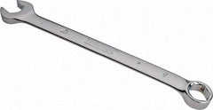 Proto - 1" 6 Point Combination Wrench - 15° Head Angle, 14-5/64" OAL, Steel, Chrome Finish - Apex Tool & Supply