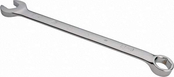 Proto - 3/4" 6 Point Combination Wrench - 15° Head Angle, 11-1/32" OAL, Steel, Chrome Finish - Apex Tool & Supply