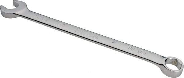 Proto - 11/16" 6 Point Combination Wrench - 15° Offset Angle, 10-1/8" OAL, Steel, Chrome Finish - Apex Tool & Supply