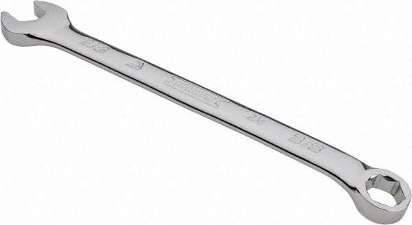 Proto - 3/8" 6 Point Combination Wrench - 15° Offset Angle, 6-1/4" OAL, Steel, Chrome Finish - Apex Tool & Supply