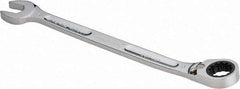 Proto - 18mm 12 Point Combination Wrench - 15° Head Angle, 10-11/16" OAL, Steel, Chrome Finish - Apex Tool & Supply