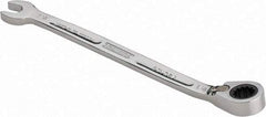 Proto - 1/4" 12 Point Combination Wrench - 15° Head Angle, 4-59/64" OAL, Steel, Chrome Finish - Apex Tool & Supply