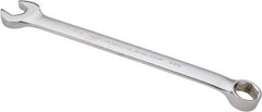 Proto - 1-1/8" 6 Point Combination Wrench - 15° Offset Angle, 15-7/8" OAL, Steel, Satin Finish - Apex Tool & Supply