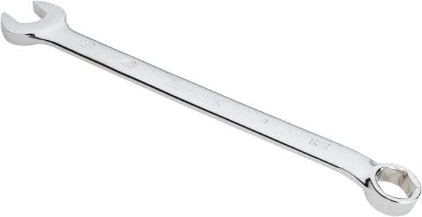 Proto - 18mm 6 Point Combination Wrench - 15° Offset Angle, 10-1/2" OAL, Steel, Chrome Finish - Apex Tool & Supply